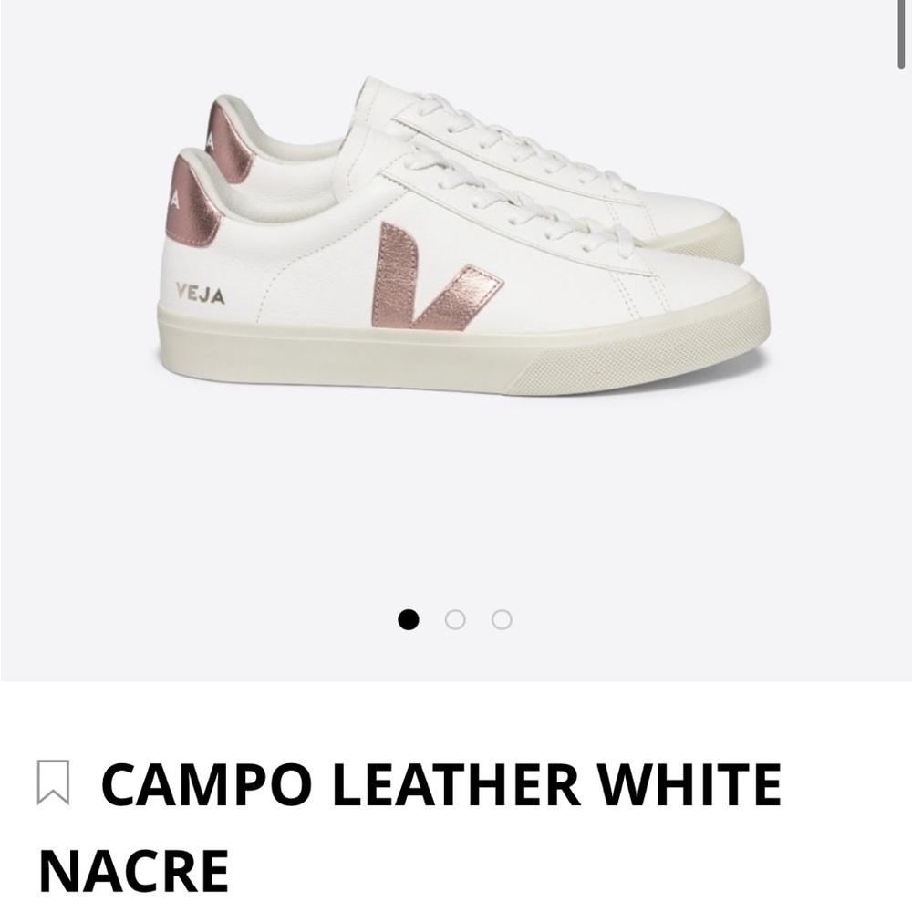 Veja Campo Leather White Nacre sneakers